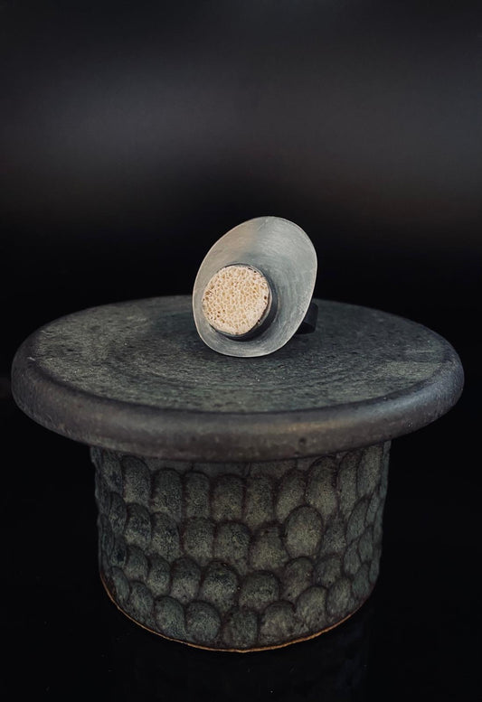 Terra Shield Bone Ring