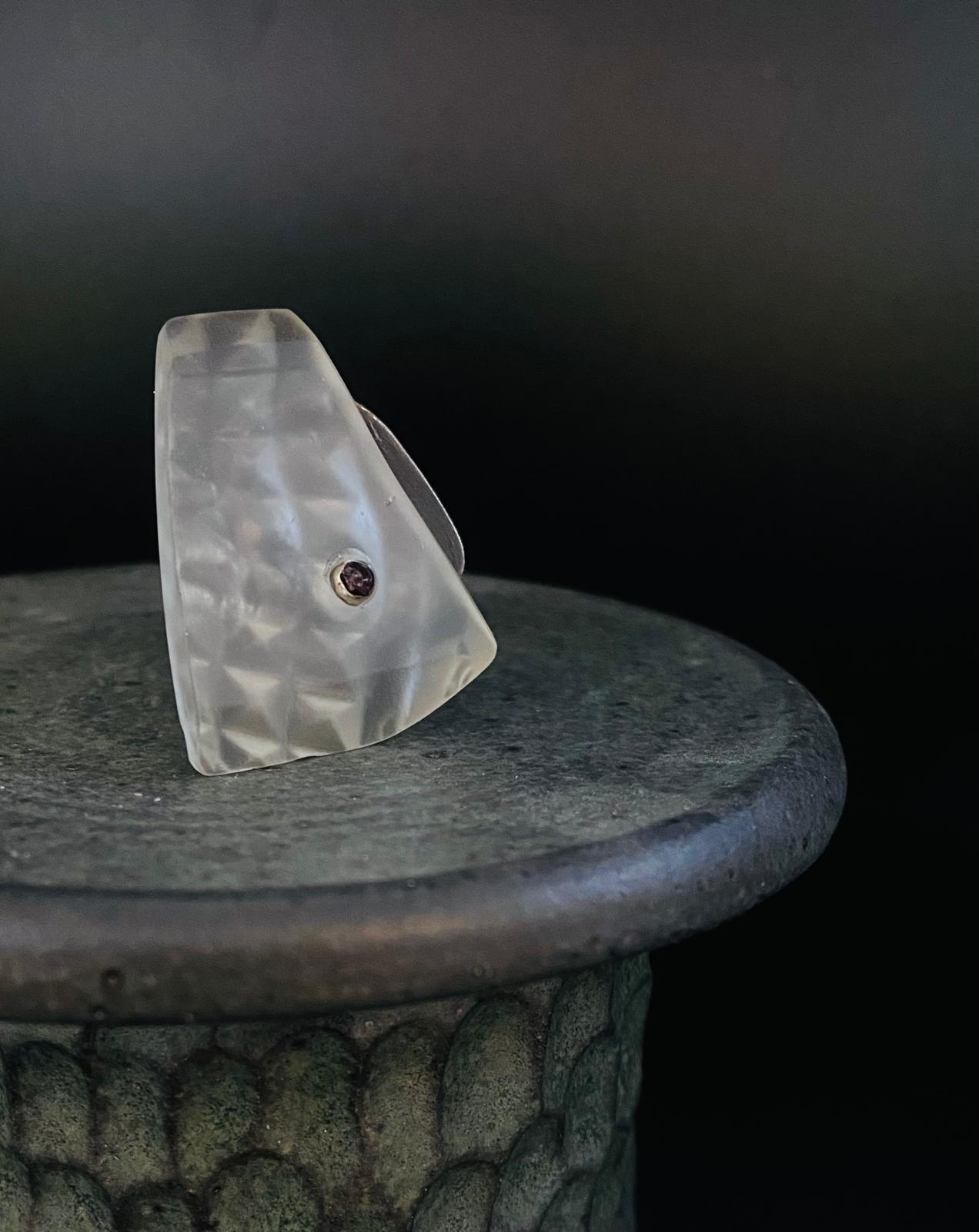Grid Reference NY810704 Glass Ring